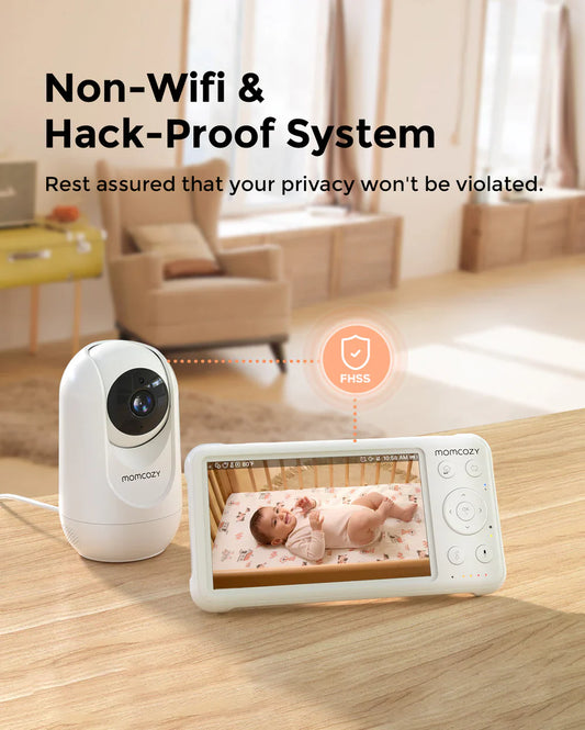 Momcozy смарт бебе камера со 5''екран и долготрајна батерија