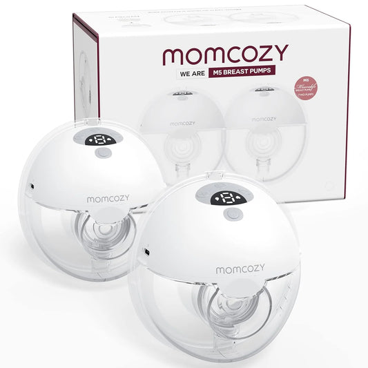 Momcozy M5 пренослива двојна електрична пумпа за гради