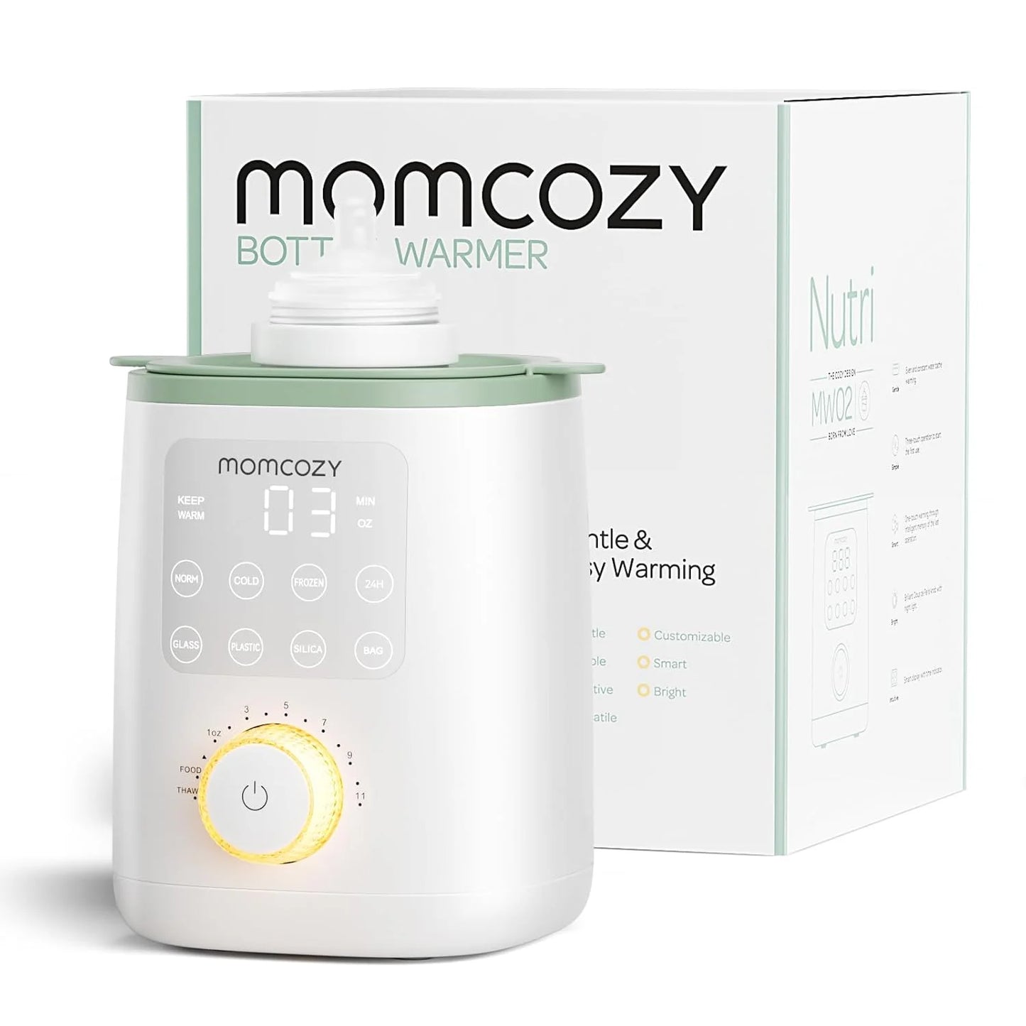 Momcozy Nutri Smart аналоген, мултифукнционален грејач за шишиња