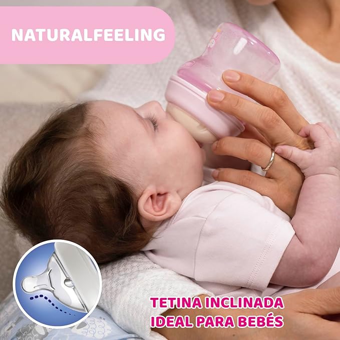 Chicco Natural Feeling Шише за бебиња +2месеци 250мл