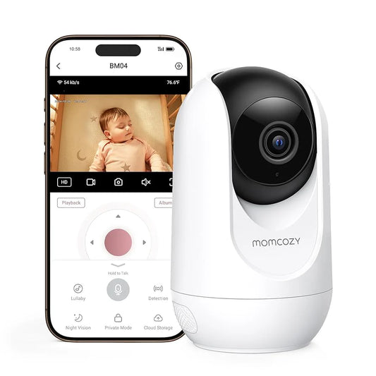 Momcozy смарт бебе камера со 5''екран и двојна функција