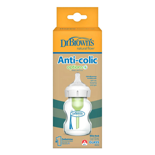 Dr. Browns Anti-Colic Стаклено шише со широка цуцла 150ml