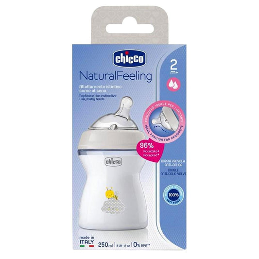 Chicco Natural Feeling Шише за бебиња +2месеци 250мл