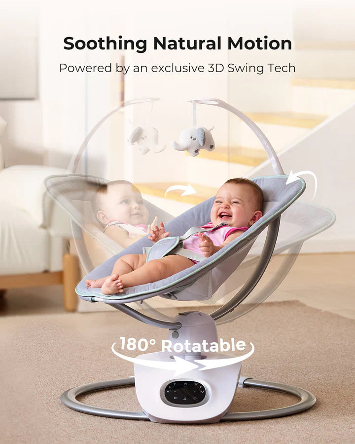 Momcozy CocoSway лулашка за бебиња со 3D движења