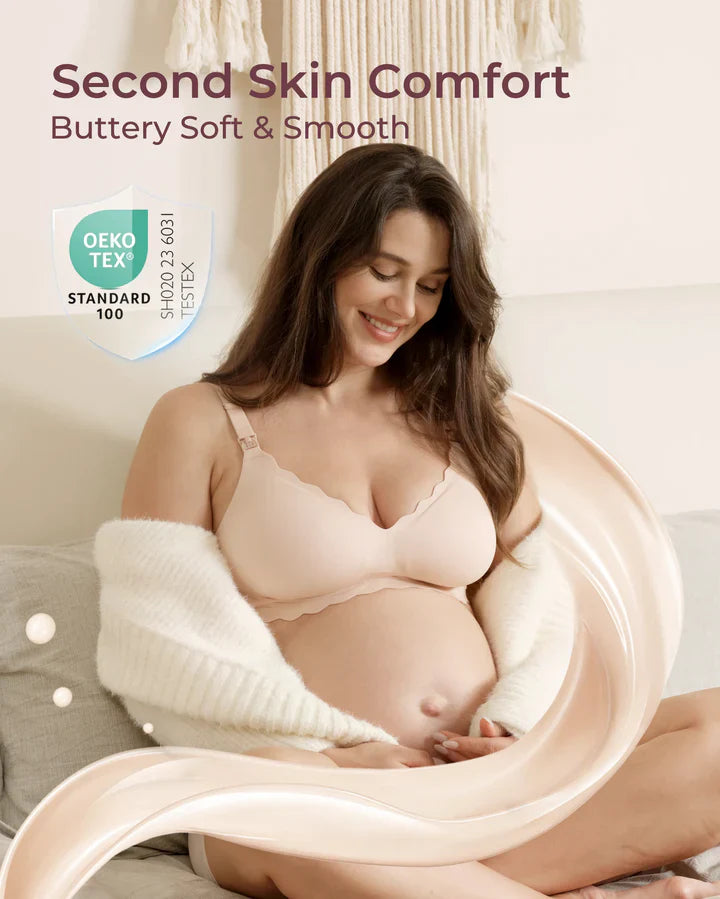 Momcozy Jelly Strip безжичен градник за доење со врвна поддршка и комфор