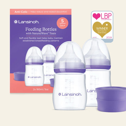 Lansinoh Сет од две шишиња Natural Wave 160мл