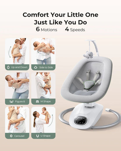 Momcozy CocoSway лулашка за бебиња со 3D движења