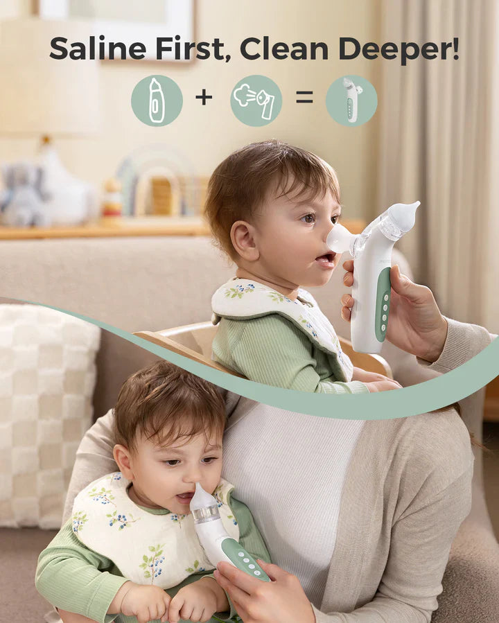 Momcozy BN007 2 во 1 електричен назален спреј и аспиратор
