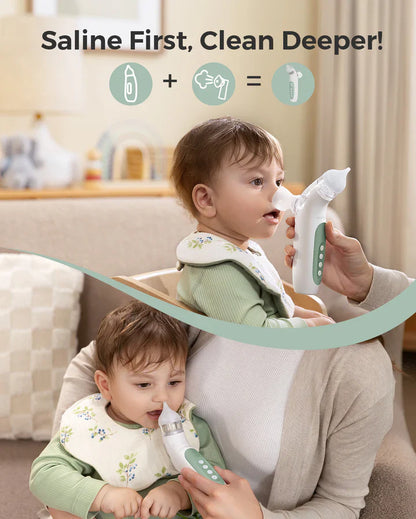 Momcozy BN007 2 во 1 електричен назален спреј и аспиратор