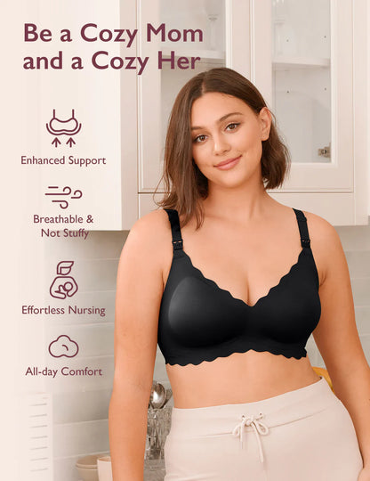 Momcozy Jelly Strip безжичен градник за доење со врвна поддршка и комфор