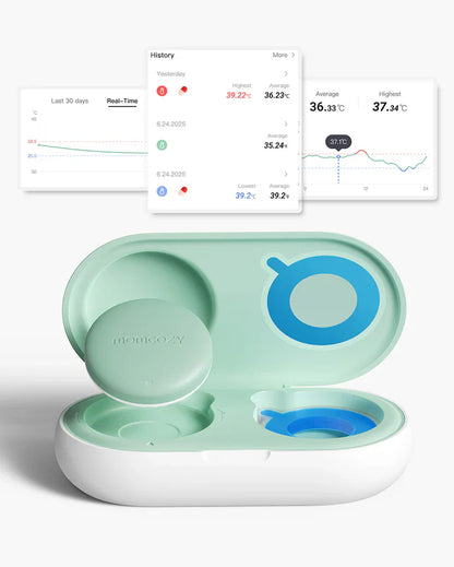 Momcozy Smart Baby нослив термометар со апликација за следење на температура