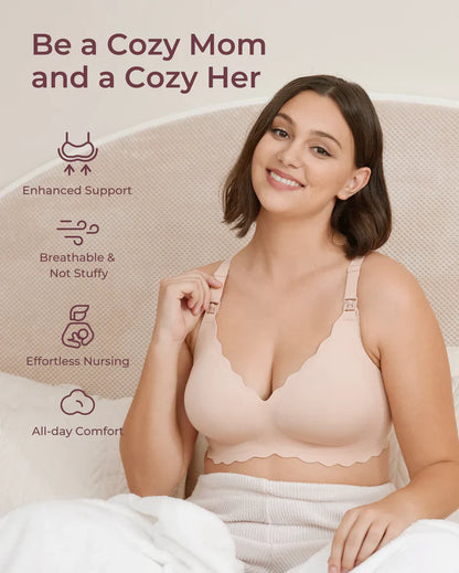 Momcozy Jelly Strip безжичен градник за доење со врвна поддршка и комфор