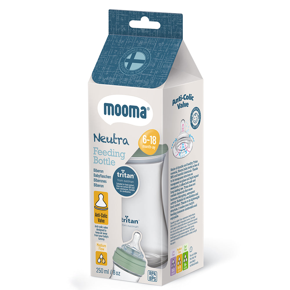 Mooma Anti Colic шише 250мл 6-18 месеци