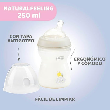 Chicco Natural Feeling Шише за бебиња +2месеци 250мл