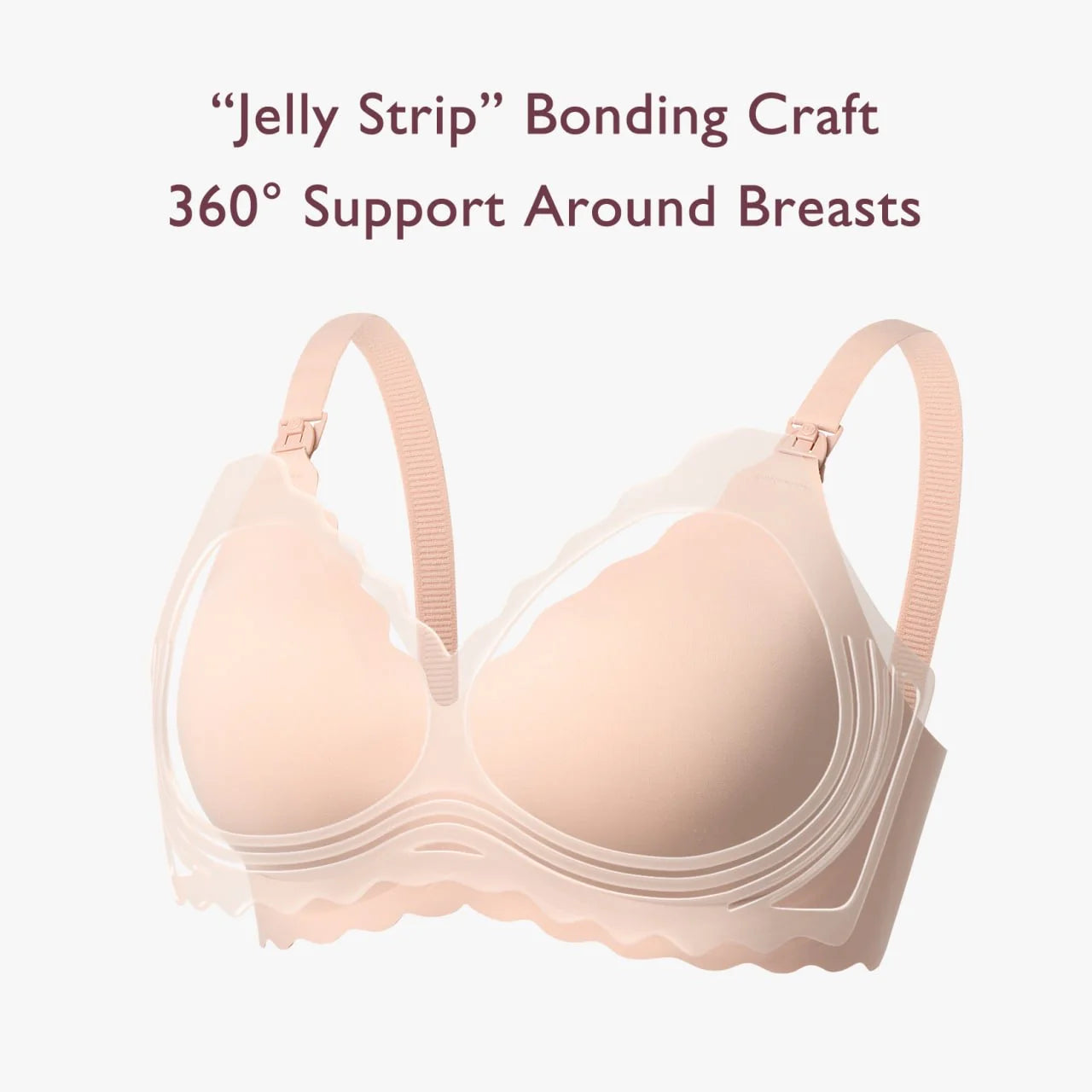Momcozy Jelly Strip безжичен градник за доење со врвна поддршка и комфор