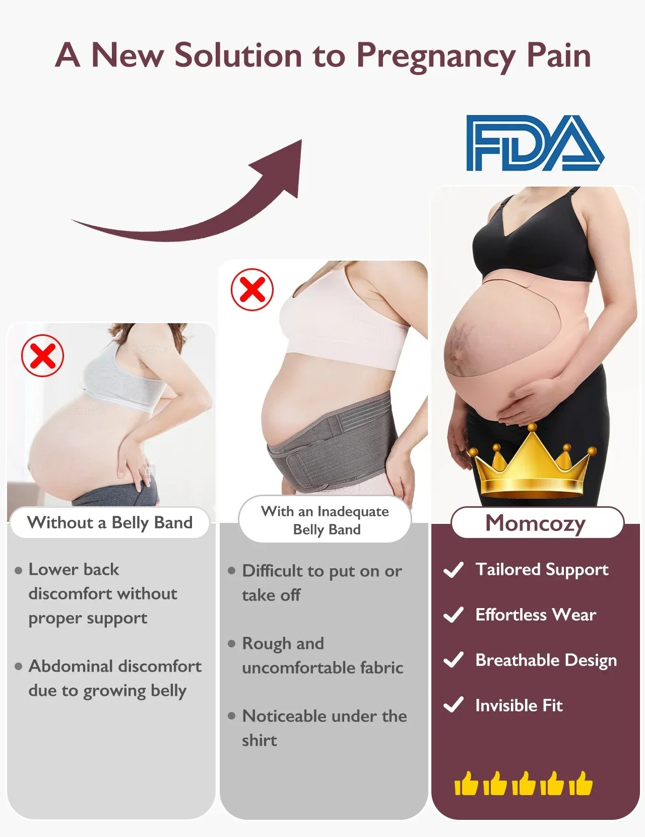 Momcozy BumpEase појас за поддршка на трудници