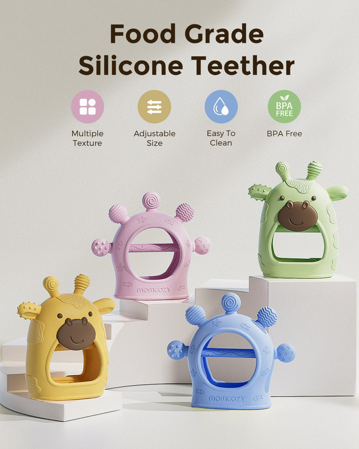 MomCozy силиконска глодалка за растење на заби
