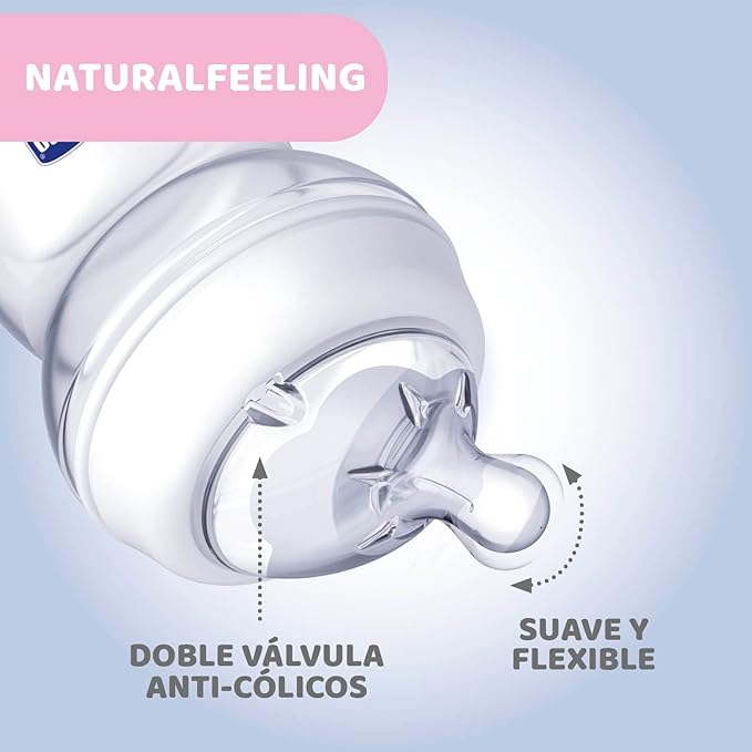 Chicco Natural Feeling Шише за бебиња +2месеци 250мл