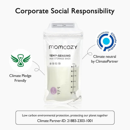 Momcozy кеси за складирање на мајчино млеко 120 парчиња
