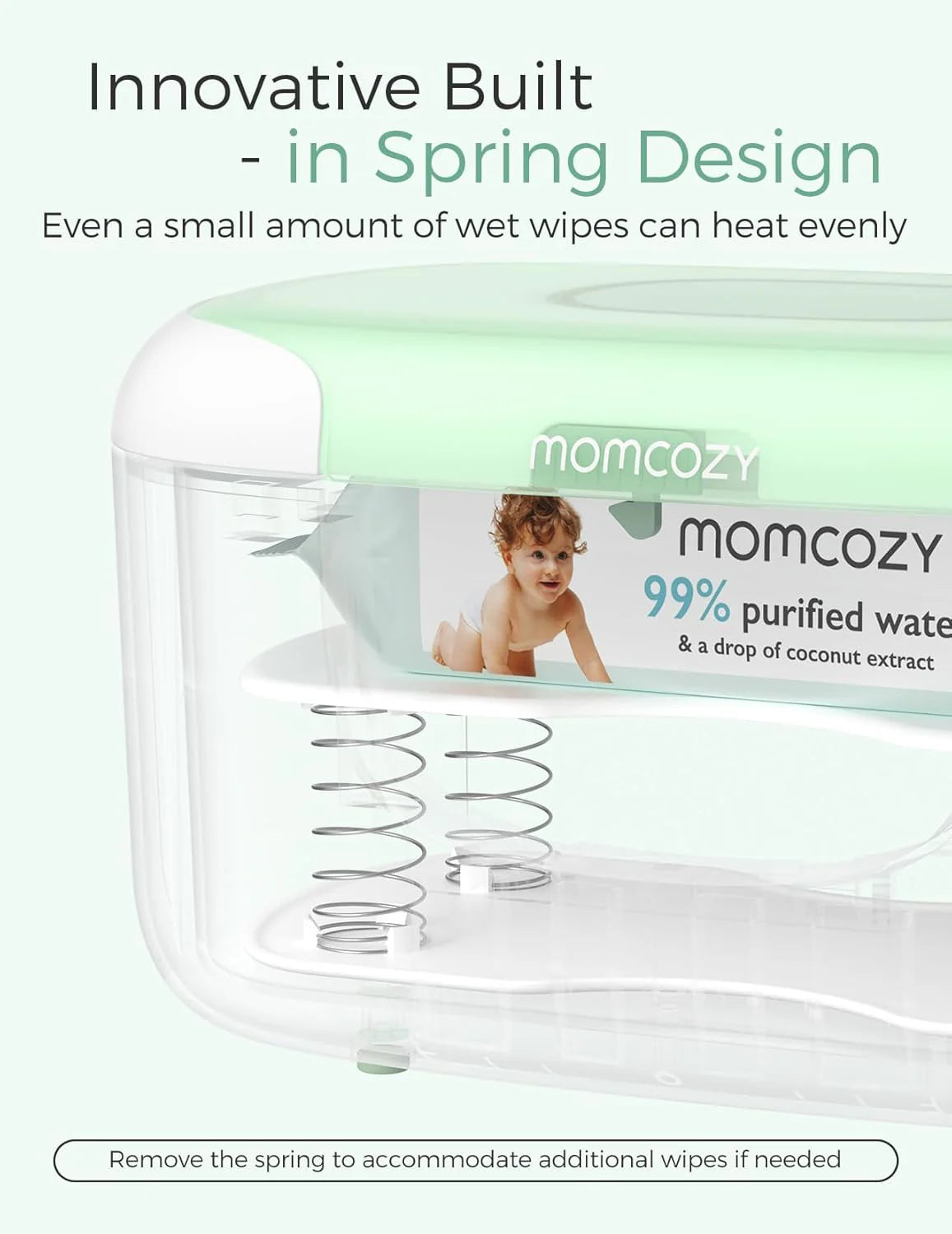 Momcozy грејач за бебешки марамчиња