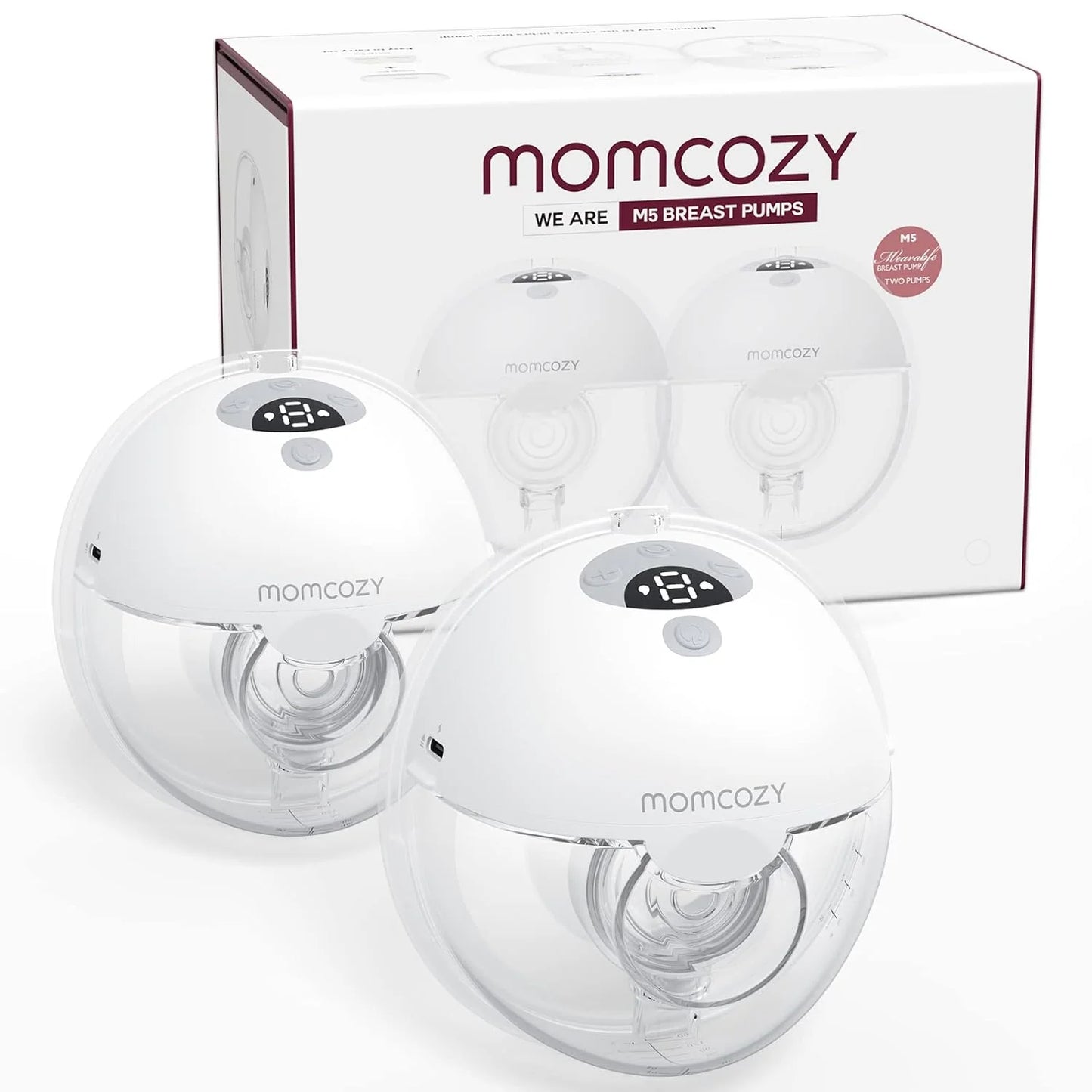 Momcozy M5 пренослива двојна електрична пумпа за гради