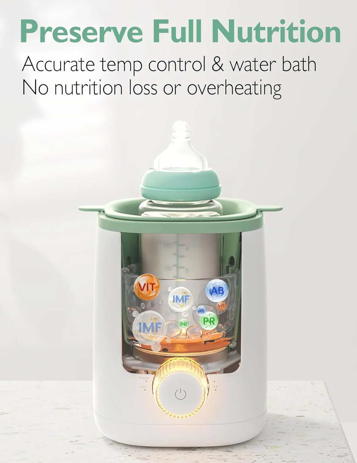 Momcozy Nutri Smart аналоген, мултифукнционален грејач за шишиња