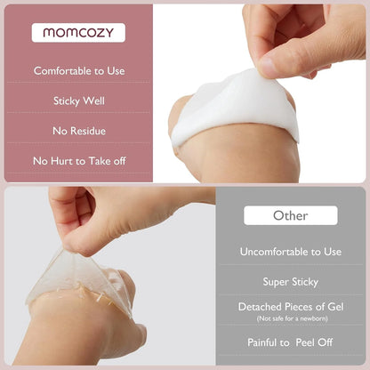 Momcozy влошки за гради со хидрогел и ланолин за моментално олеснување
