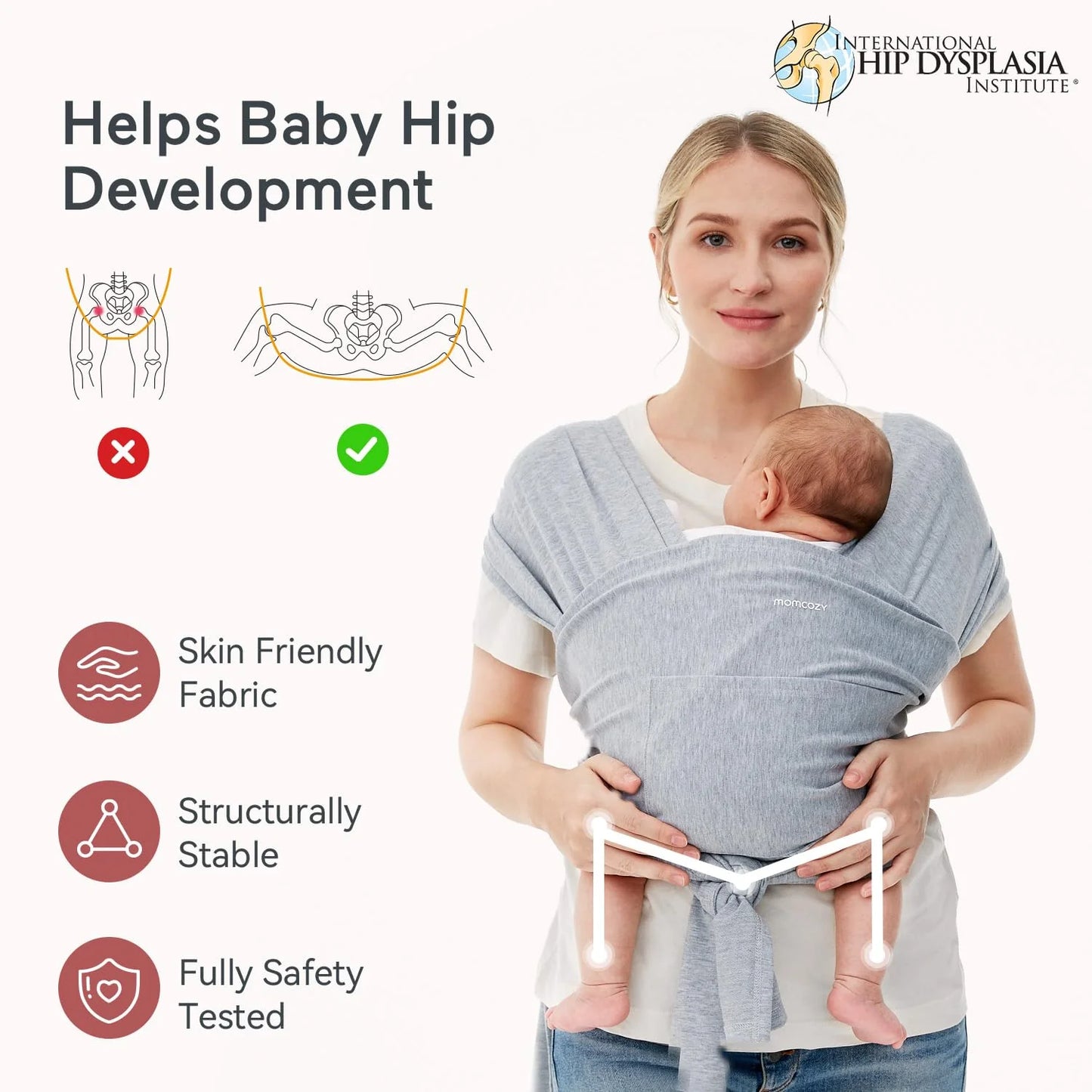 Momcozy марама за носење на бебе