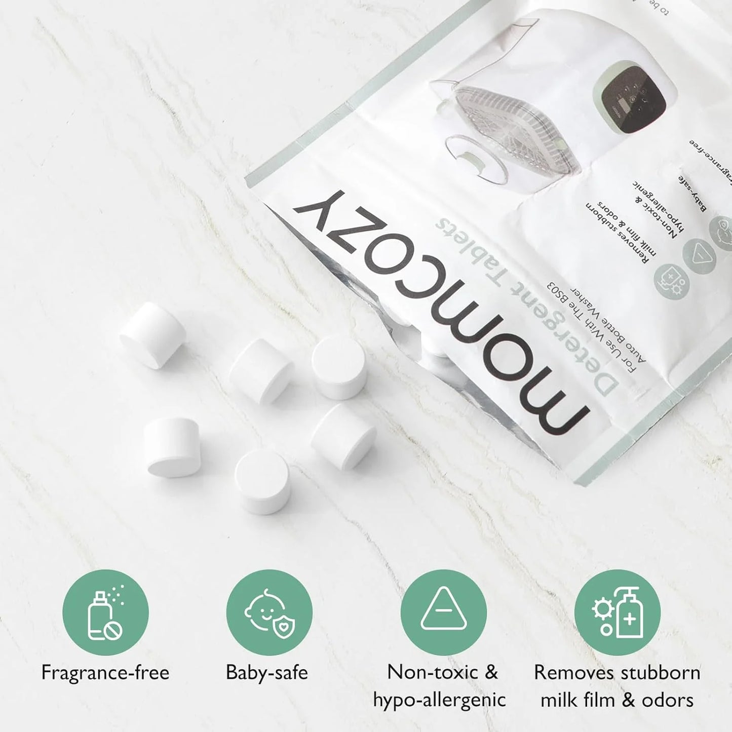 Momcozy таблети за чистење на KleanPal Pro 120 парчиња