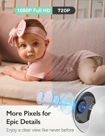 Momcozy бебе камера со 5.5'' Full HD екран и моќна батерија