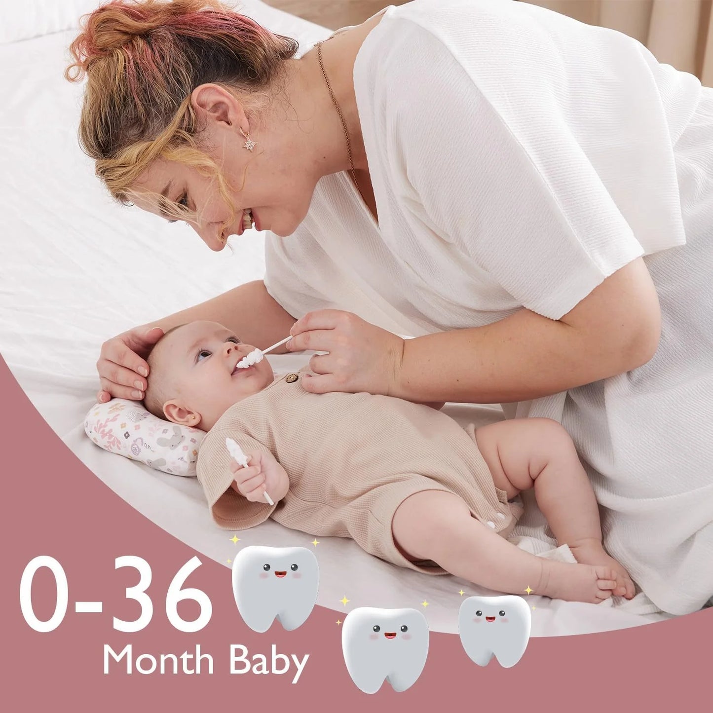 MomCozy четки за орална хигиена на бебиња