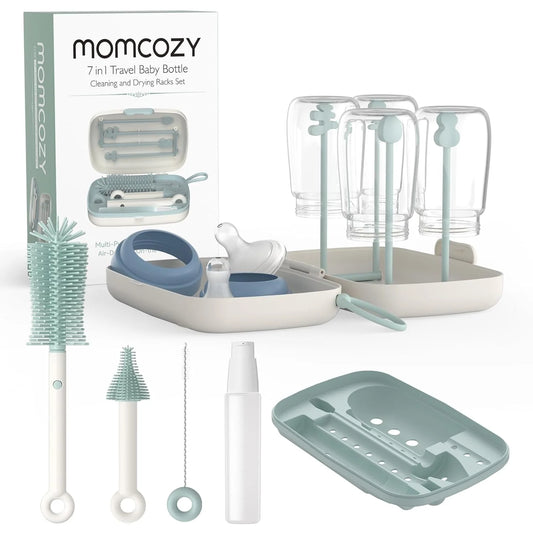 Momcozy 7 во 1 сет за чистење на бебешки шишиња