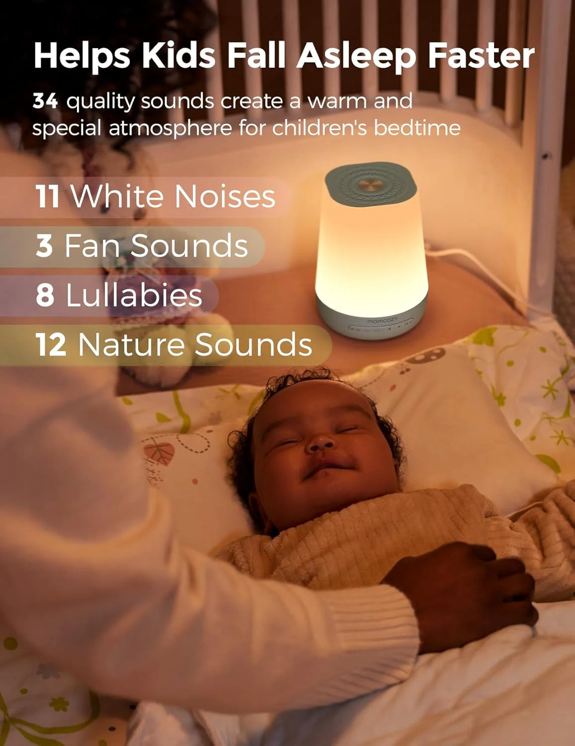 Momcozy Smart Baby машина со звуци и контрола од телефон