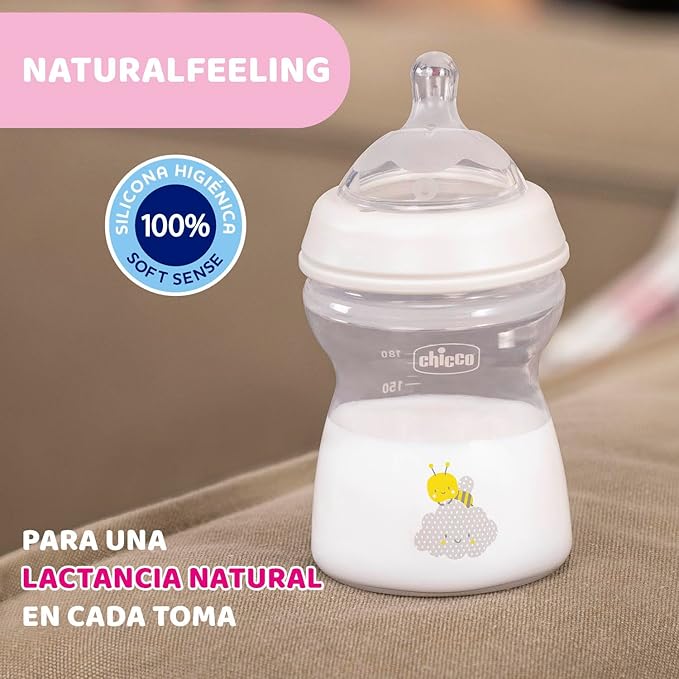 Chicco Natural Feeling Шише за бебиња +2месеци 250мл