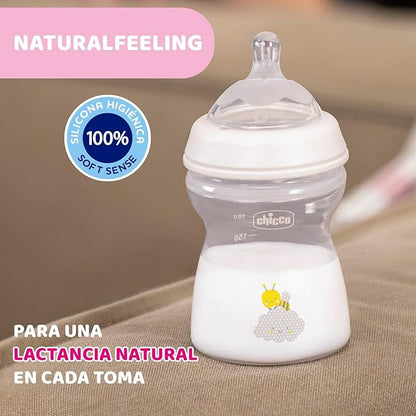 Chicco Natural Feeling Шише за бебиња +2месеци 250мл