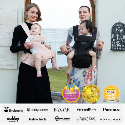 Momcozy 2 во 1 ергономски кенгур со седиште