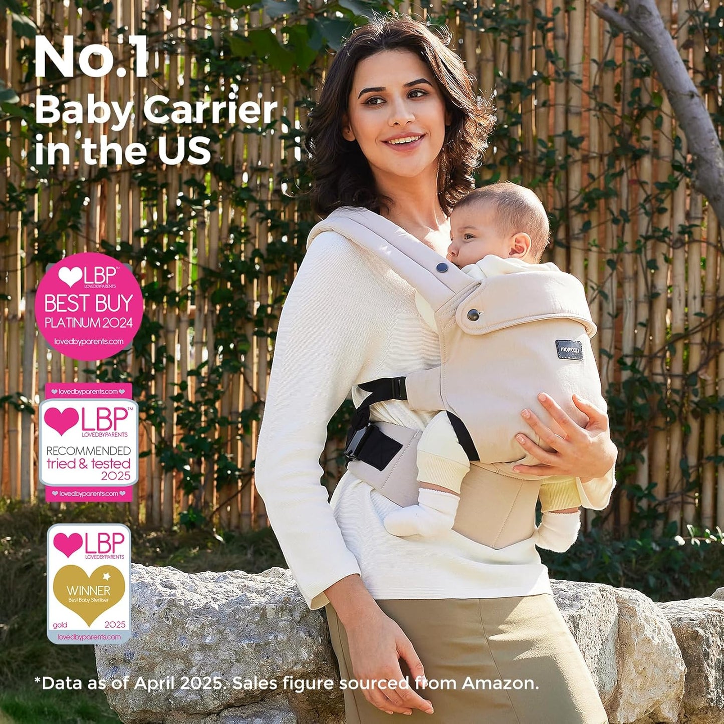 Momcozy BC001 ергономски бебешки кенгур 7-20кг