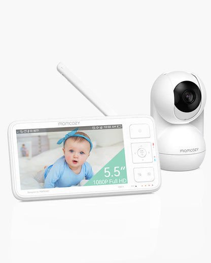 Momcozy бебе камера со 5.5'' Full HD екран и моќна батерија