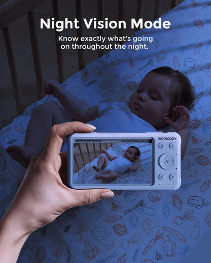 Momcozy смарт бебе камера со 5''екран и долготрајна батерија