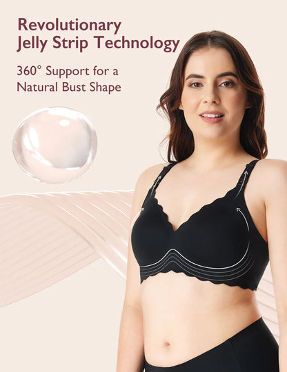 Momcozy Jelly Strip безжичен градник за доење со врвна поддршка и комфор
