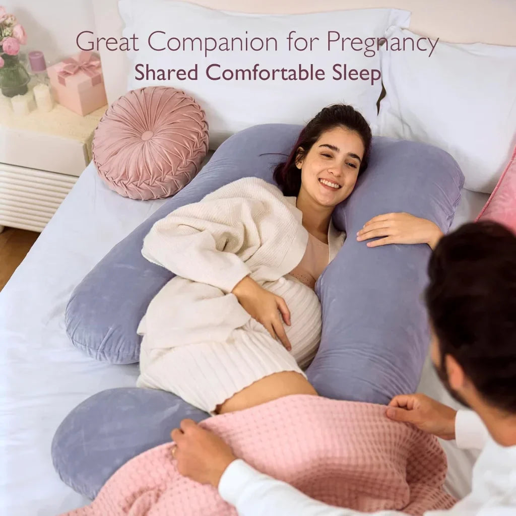 Momcozy PP101 U форма на перница за трудници за целосна поддршка