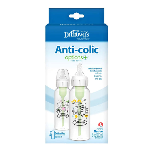 Dr. Browns Anti-Colic Шише со тесна цуцла и дезен 250m