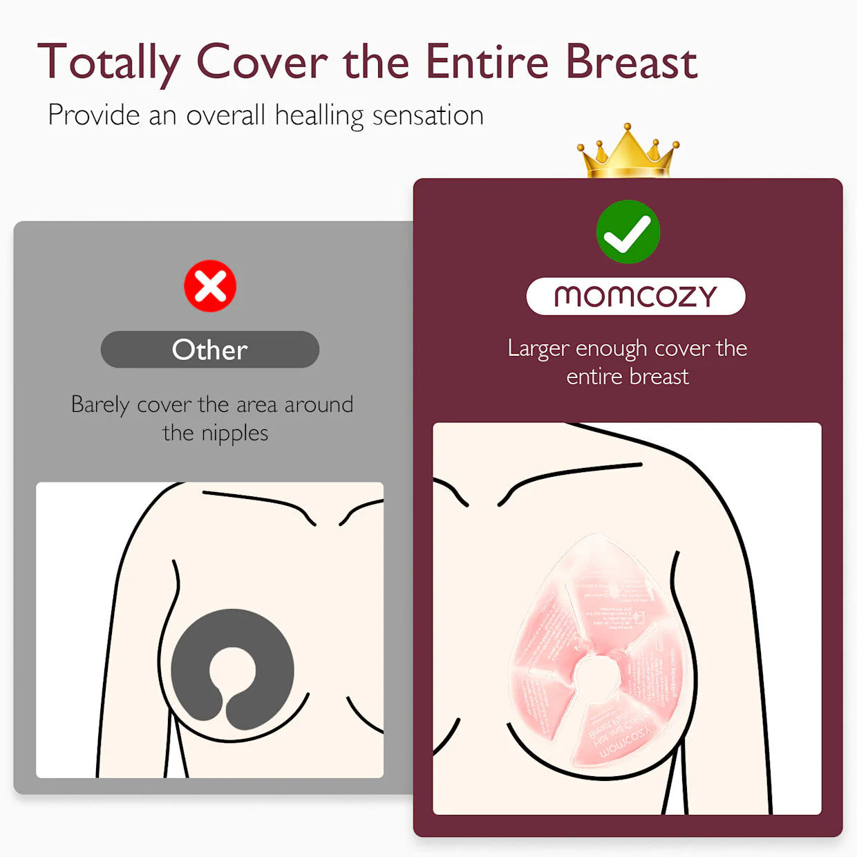 Momcozy навлаки за ладно-топла терапија