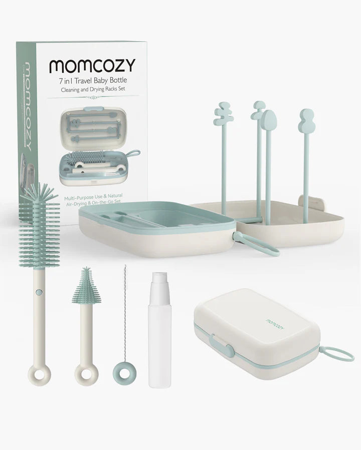 MomCozy 7 во 1 Сет за чистење на шишиња