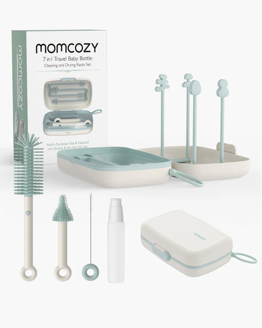 MomCozy 7 во 1 Сет за чистење на шишиња