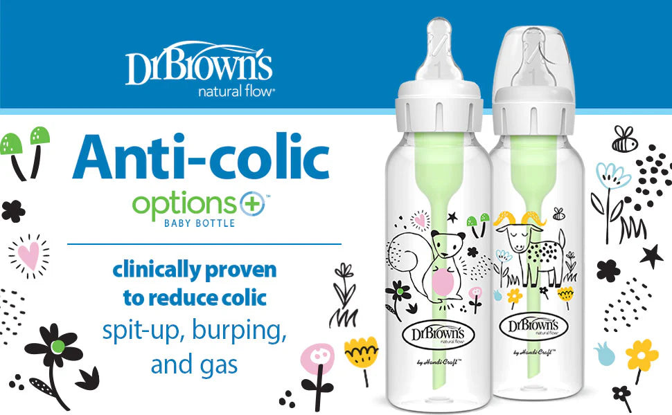 Dr. Browns Anti-Colic Шише со тесна цуцла и дезен 250m
